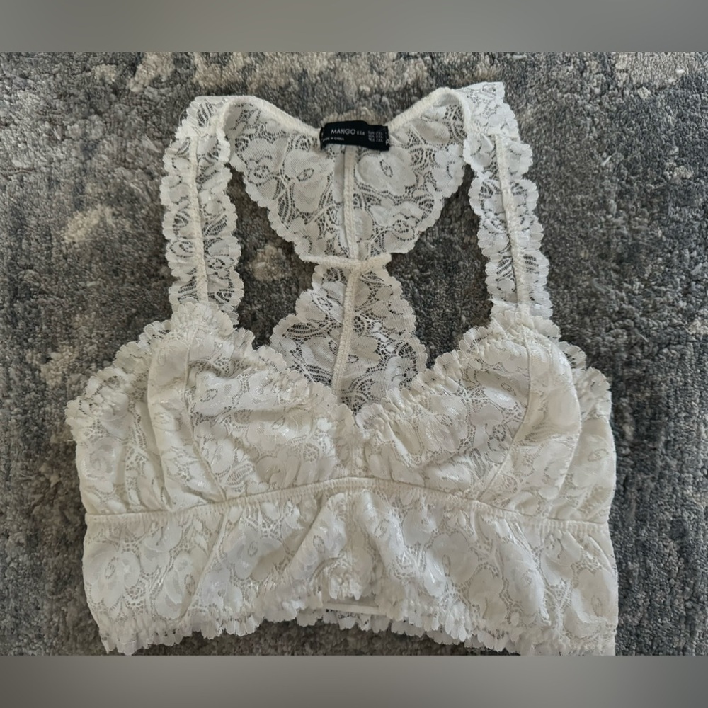 MANGO Lace bralette